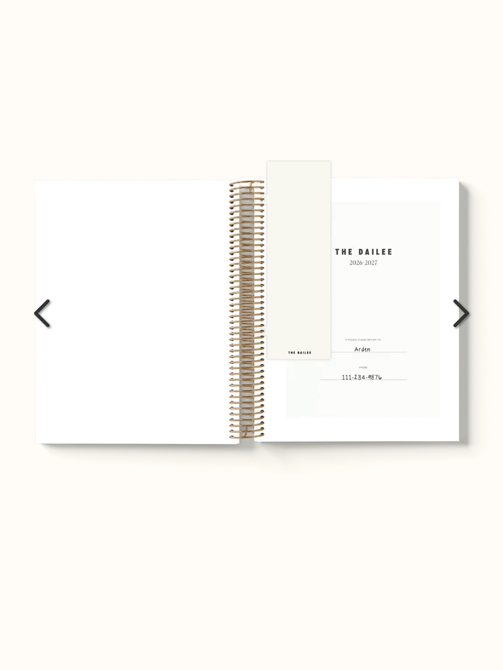 The Dailee 2026-2027 Daily Planner (mocha) - Picture 3 of 14
